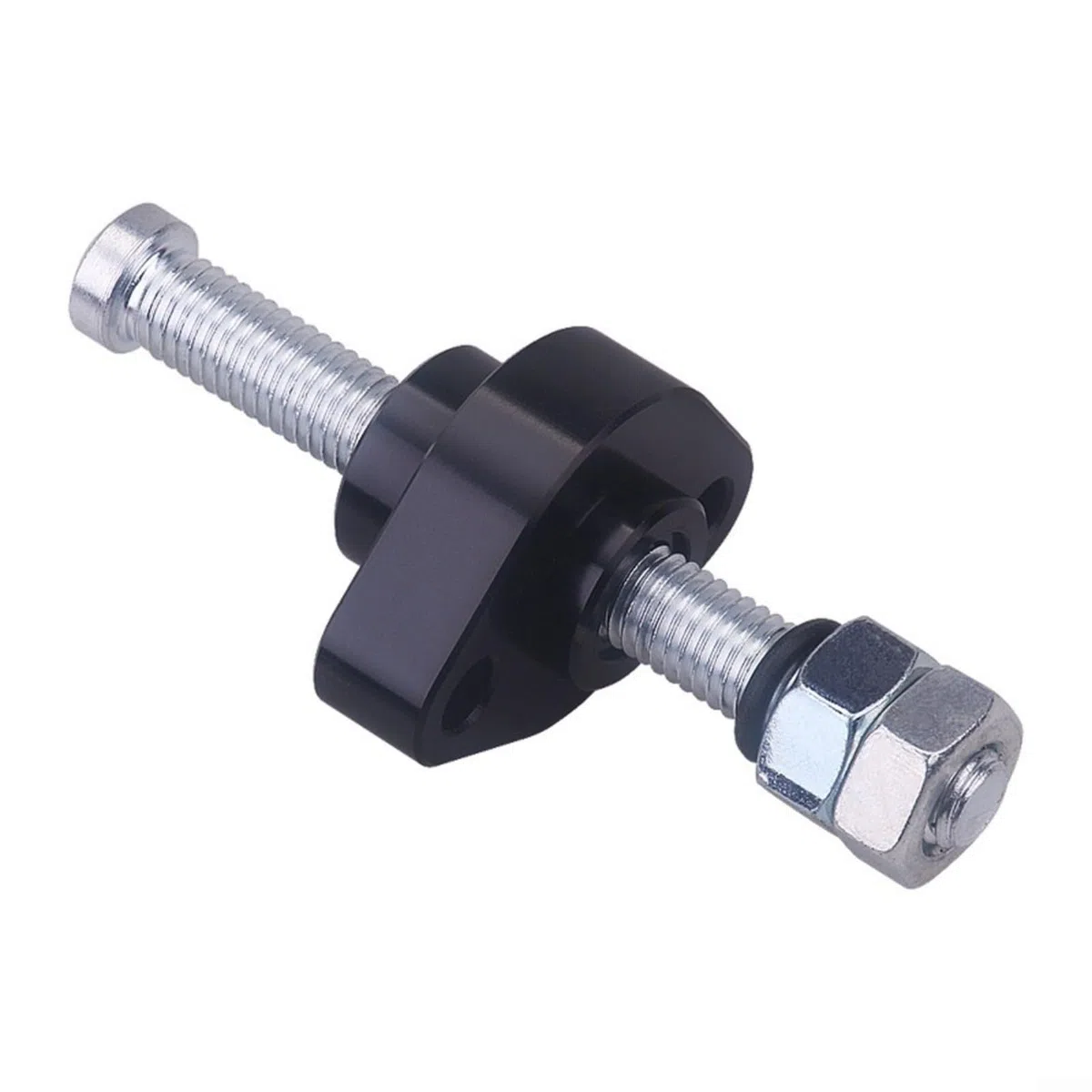 Tensor de cadena de leva manual para Honda CBR600F F3 F4 F4i CBR900RR VTR1000 CB600F TRX250 ATC Aleación de aluminio Herramienta de sincronización ajustable Rojo Negro Plata Azul (negro)