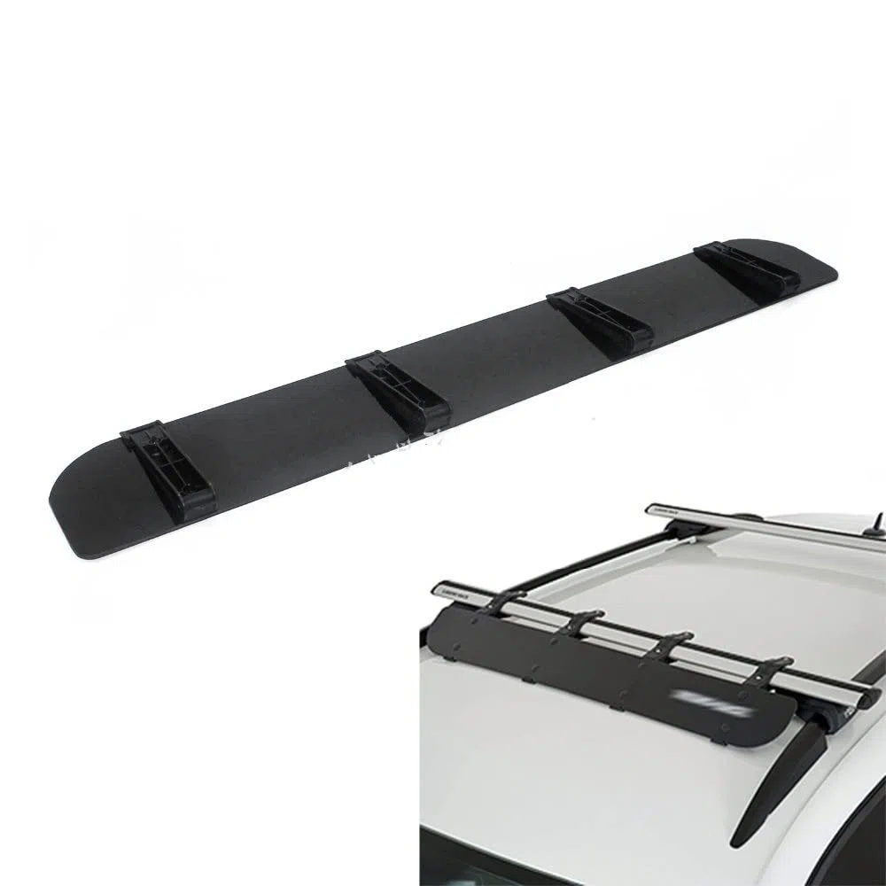 para Jeep Wrangler Deflector Aire Techo Coche Deflector Carenado Viento 40 "44", Carga Superior Coche, Alerón Viento 112cm Portaequipajes Barras Superiores(44 Inch Length)