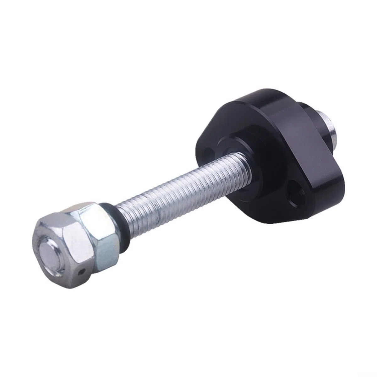 Tensor de cadena de leva manual para Honda CBR600F F3 F4 F4i CBR900RR VTR1000 CB600F TRX250 ATC Aleación de aluminio Herramienta de sincronización ajustable Rojo Negro Plata Azul (negro)