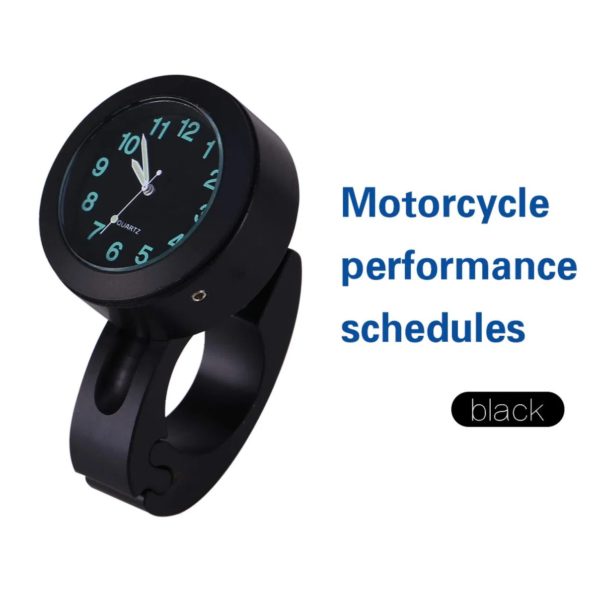 Reloj Glow Universal 7/8 "-1" Impermeable Motocicleta Manillar Reloj Nuevo para Personalizado Motocicleta Reloj Digital Reloj Moto Impermeable Reloj Motocicleta
