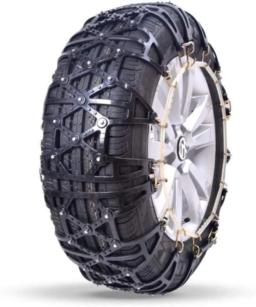Cadenas de Nieve para automóviles Cadenas de Ruedas universales Cadenas de neumáticos Cadena de tracción de neumáticos, fácil de Montar, Antideslizante para neumáticos, tracción de