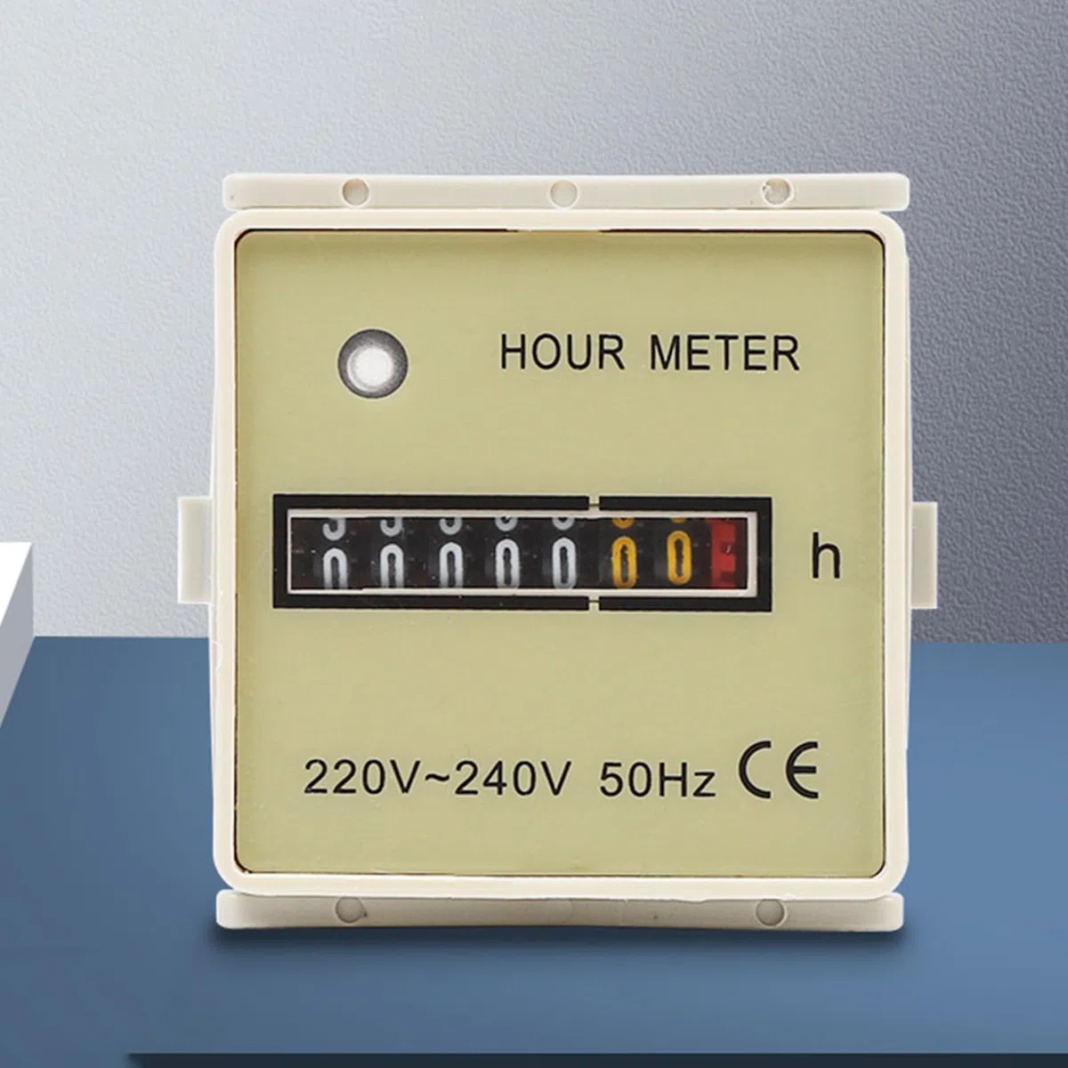 Contador electrónico de 220 V-240 V, medidor de horas digital, 220 V-240 V, 50 Hz, contador de temporizadores para aire acondicionado