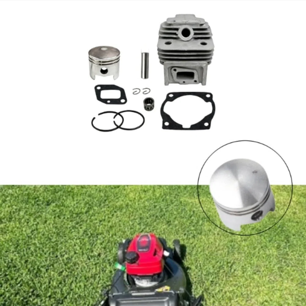 Kit de cilindro y pistón para desbrozadora de motor 52CC 44-5 con construcción robusta y características de ajuste térmico (A)