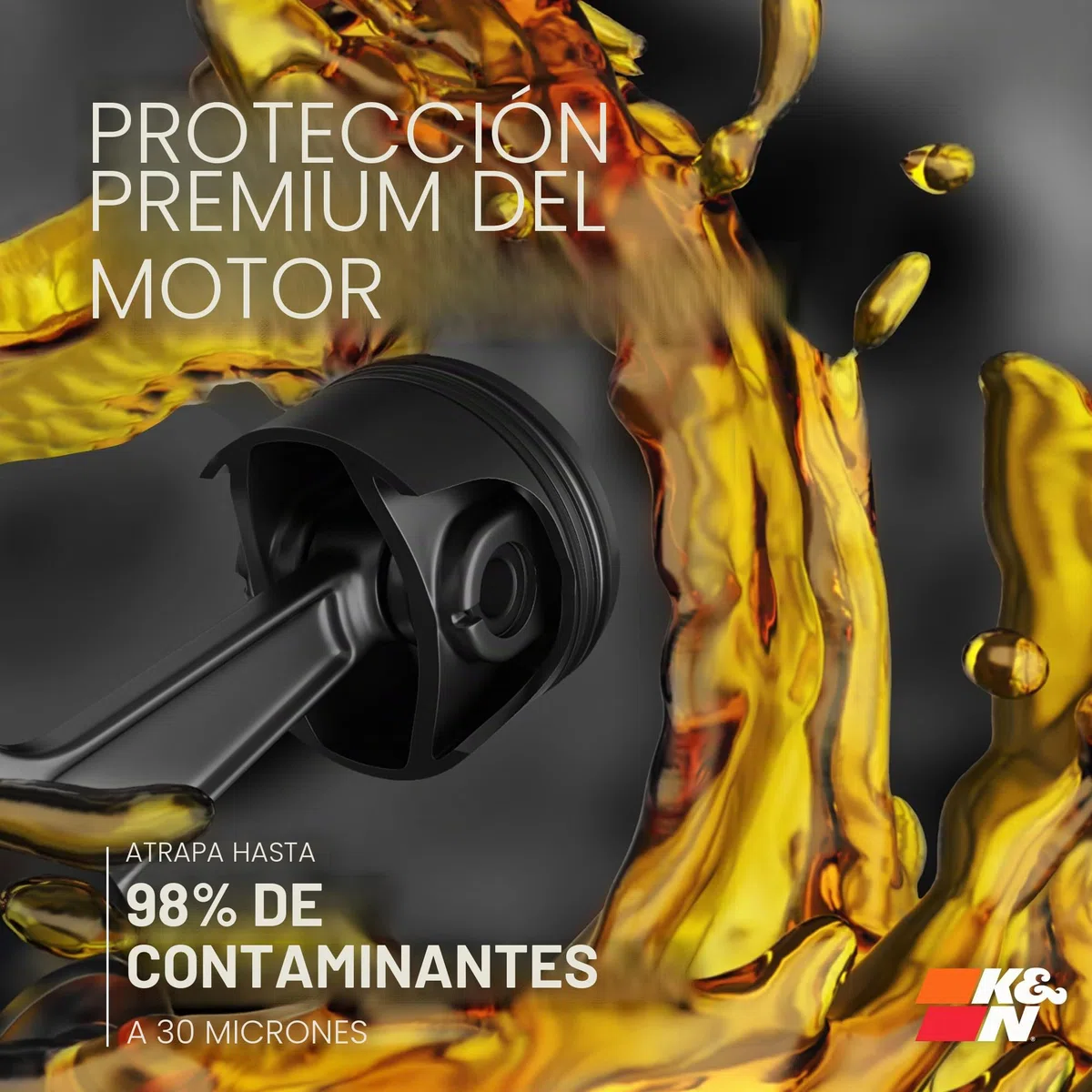 K&N KN-153 Filtro de aceite Oil Filter Powersport Canister Moto