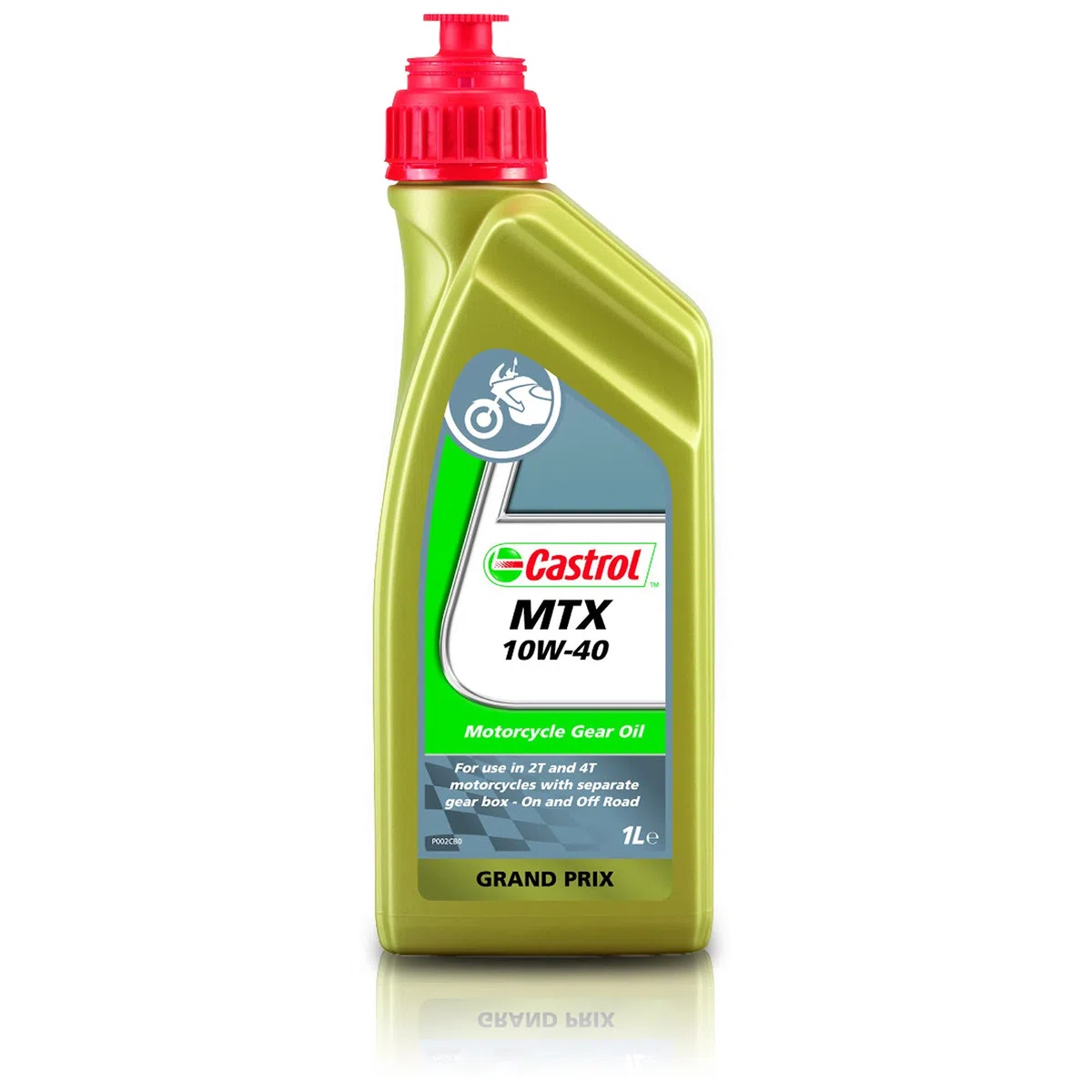 Castrol ACEITE LUBRICANTE MINERAL PARA MOTOCICLETAS MTX 10W-40, 1 LITRO