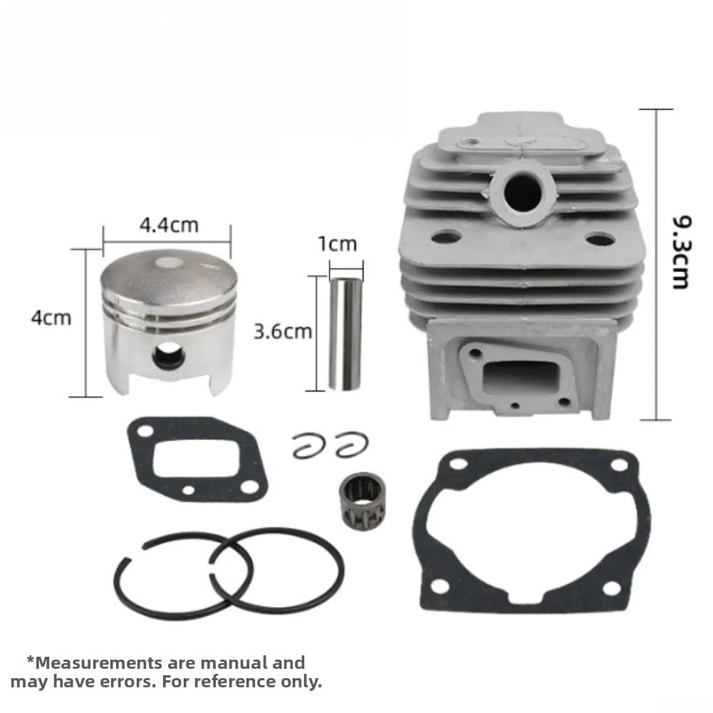 Kit de cilindro y pistón para desbrozadora de motor 52CC 44-5 con construcción robusta y características de ajuste térmico (A)