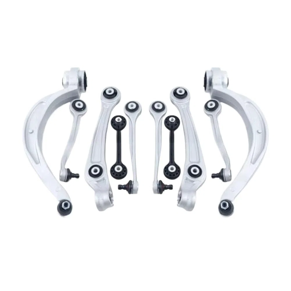 Kit de Brazo de Control Inferior de Suspensión Delantera 12Pcs 8K0498998 8K0407505A Compatible con Audi A4 B8 A5 Q5 A6 C7