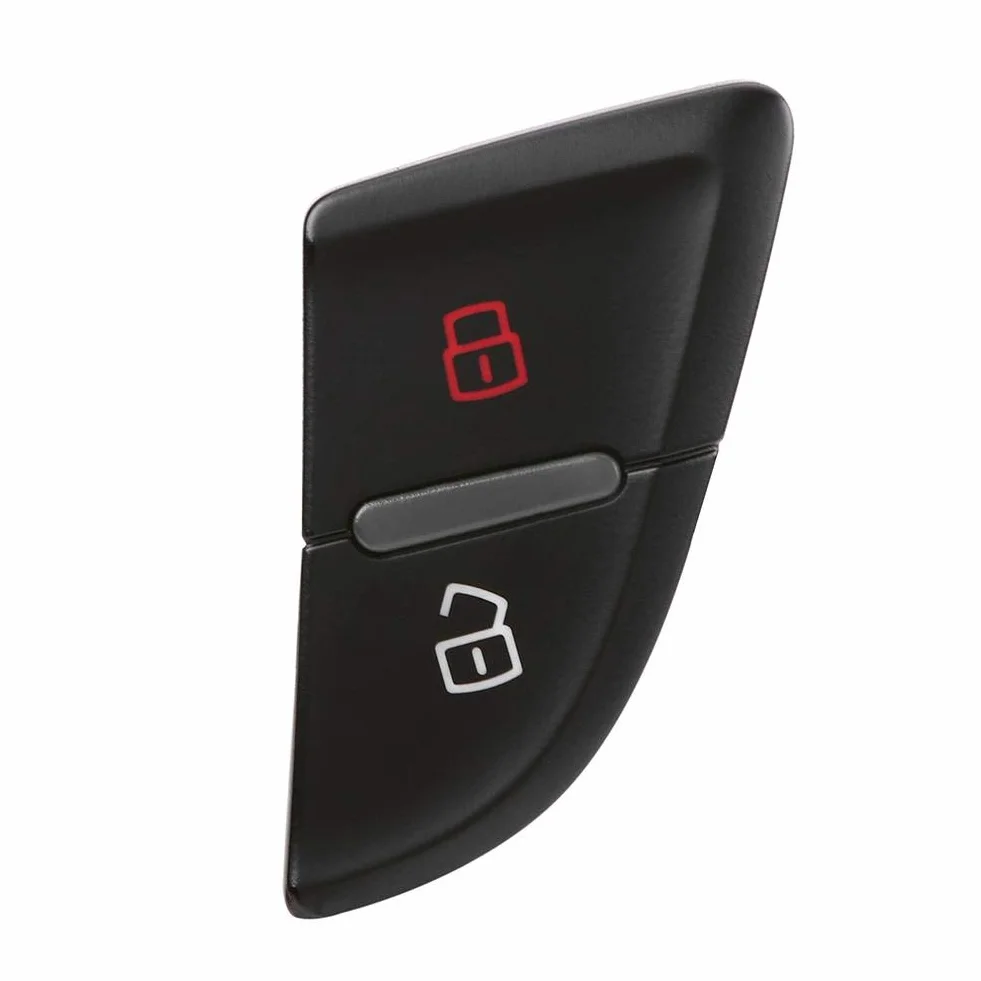 8KD 962 107 Interruptor de bloqueo de la puerta del automóvil Botón de bloqueo central Apto para B8 S4 Allroad S5 RS4 Interruptor de bloqueo central del automóvil Color negro Material A