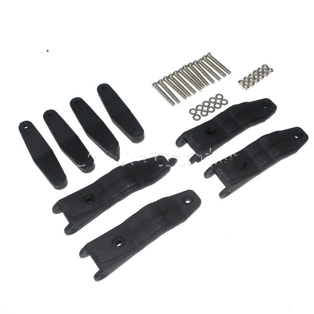 para Jeep Wrangler Deflector Aire Techo Coche Deflector Carenado Viento 40 "44", Carga Superior Coche, Alerón Viento 112cm Portaequipajes Barras Superiores(44 Inch Length)