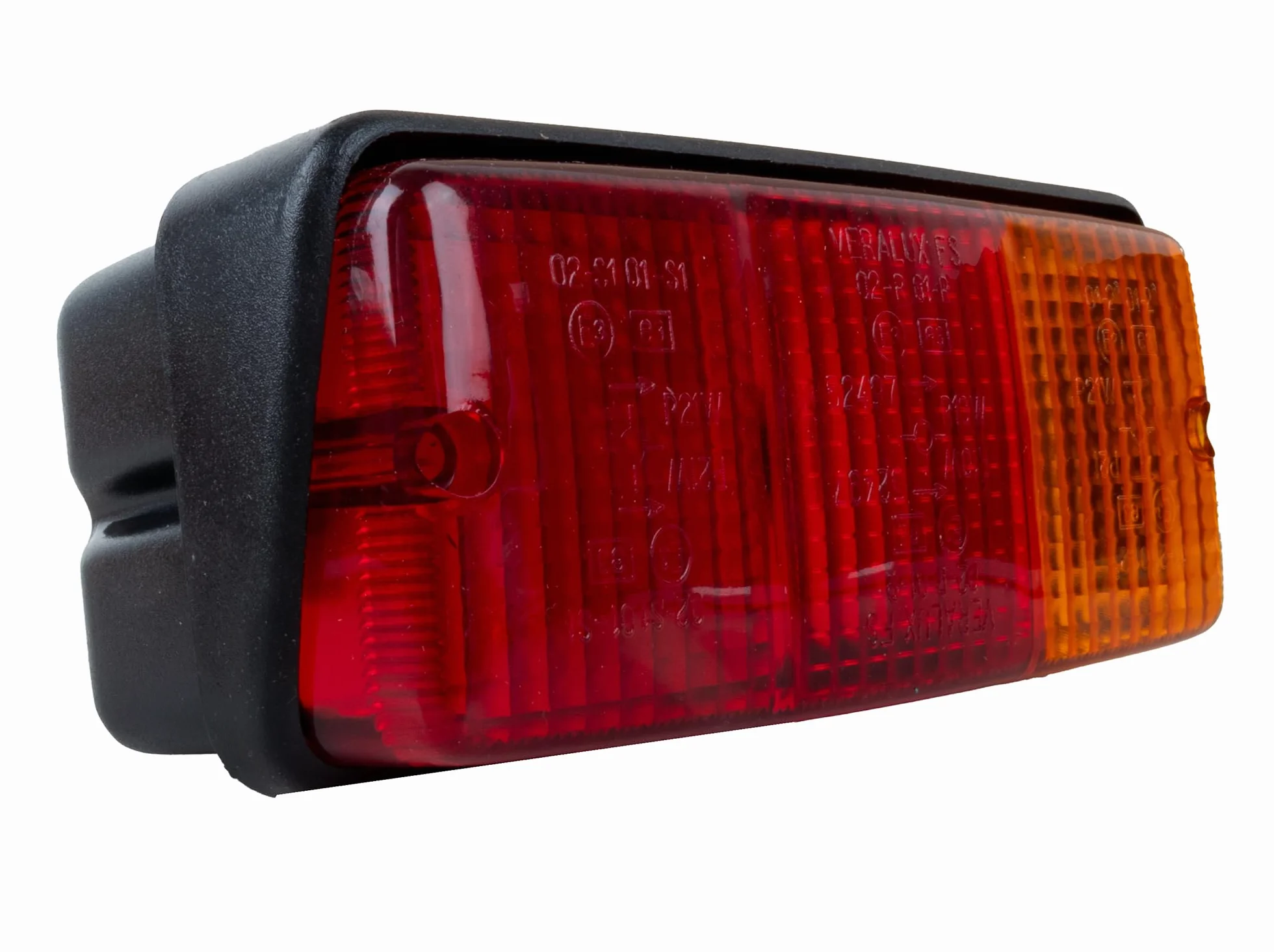 Luz Trasera del Tractor Ama Derecha: Luz halógena, Dimensiones 160x70x70 mm, Fijación con Tornillos M4, Made in Italy