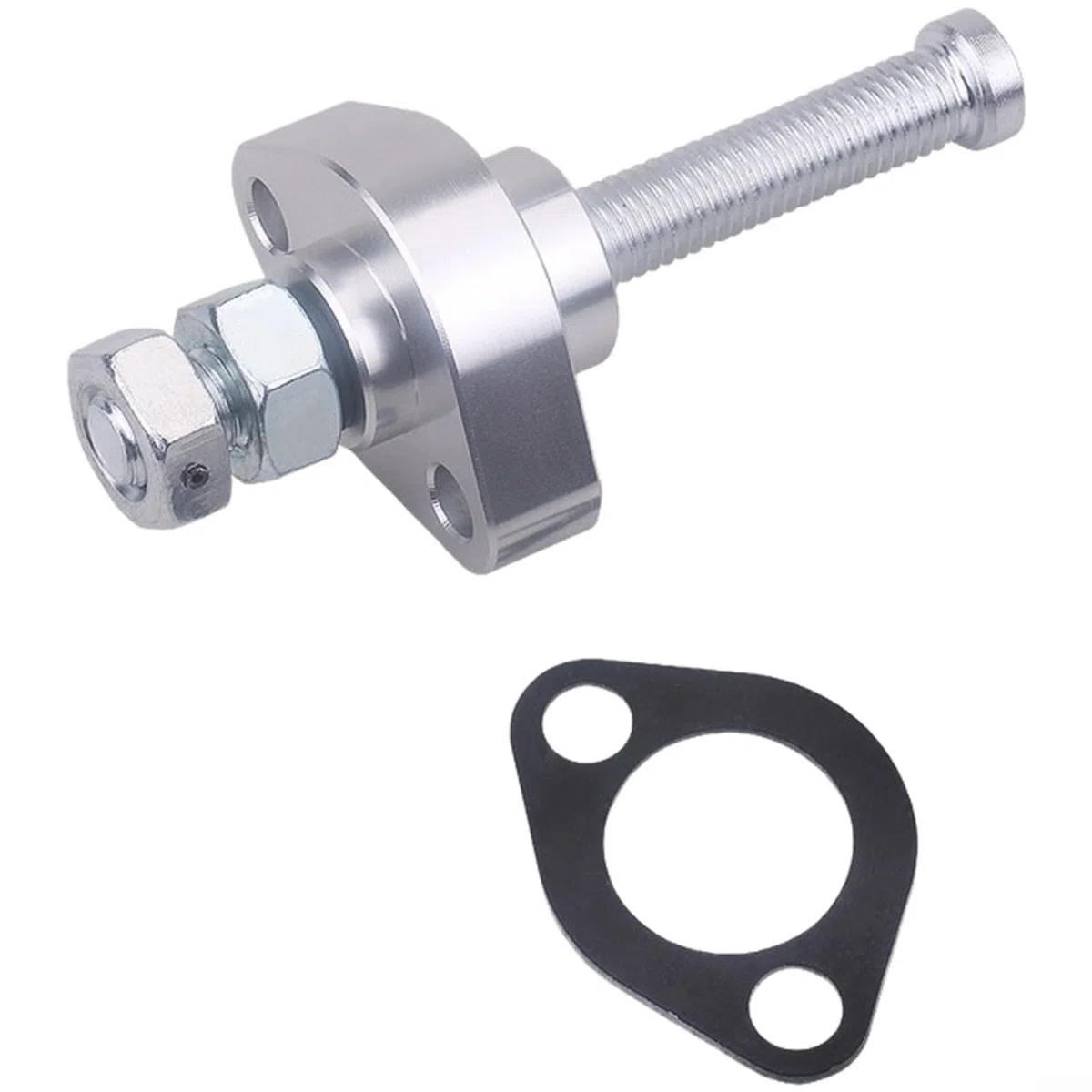 Tensor de cadena de leva manual para Honda CBR600F F3 F4 F4i CBR900RR VTR1000 CB600F TRX250 ATC Aleación de aluminio Herramienta de sincronización ajustable Rojo Negro Plata Azul (negro)