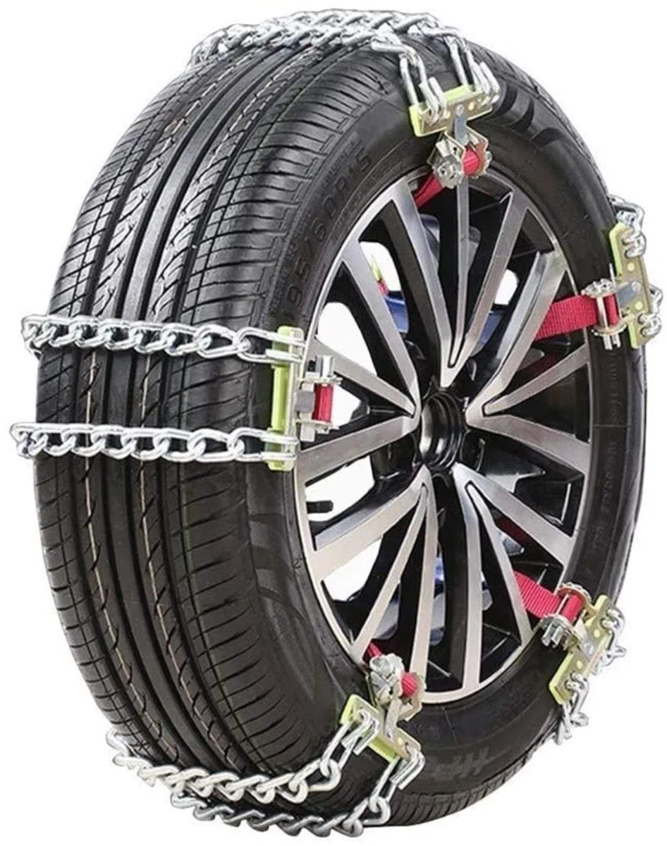Cadenas de Nieve, Cadenas de Nieve de Invierno para Ruedas de Coche, Cadenas de Nieve para neumáticos de Coche, Cadenas universales para vehículos Todoterreno, camionetas, SUV, Bar