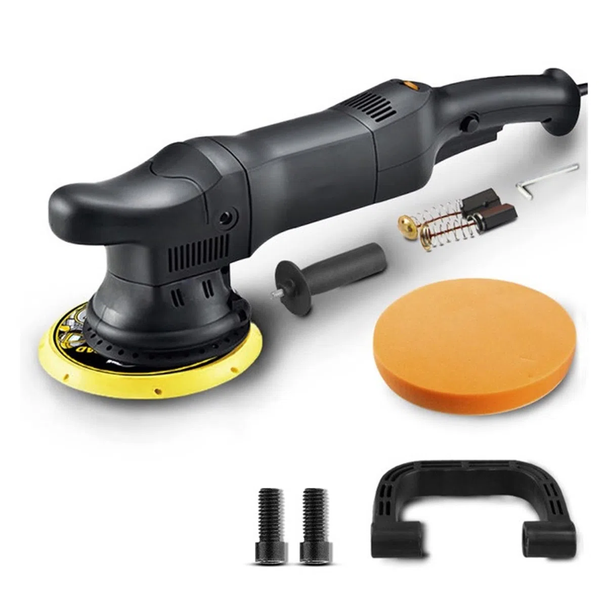 pulidora 700W Máquina pulidora de automóviles 6 Pulgadas 21 mm Random Orbit DA Pulidora Profesional 150 mm Amortiguador de Doble acción Máquina de Cera para pulir automóviles Limpieza de automóviles