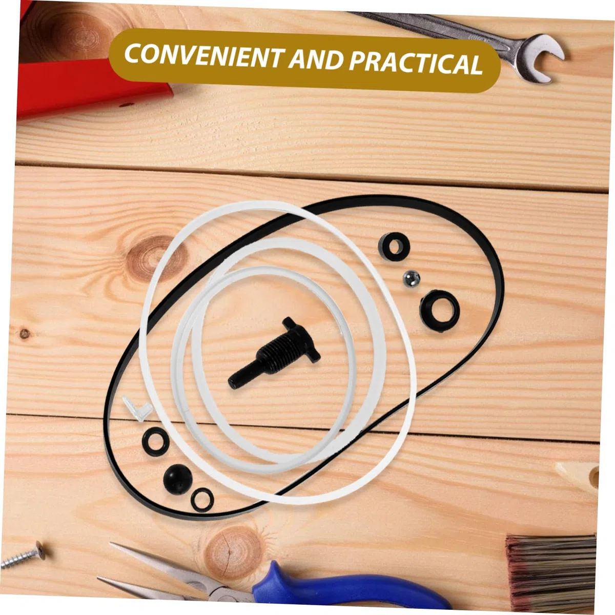 Alipis 1 Establecer Componentes De Reparación De Jack Jack Jack Complete Kit Hidráulico Centro De La Bomba Del Anillo De Sello Hidráulico Para La Revisión Y Mantenimiento