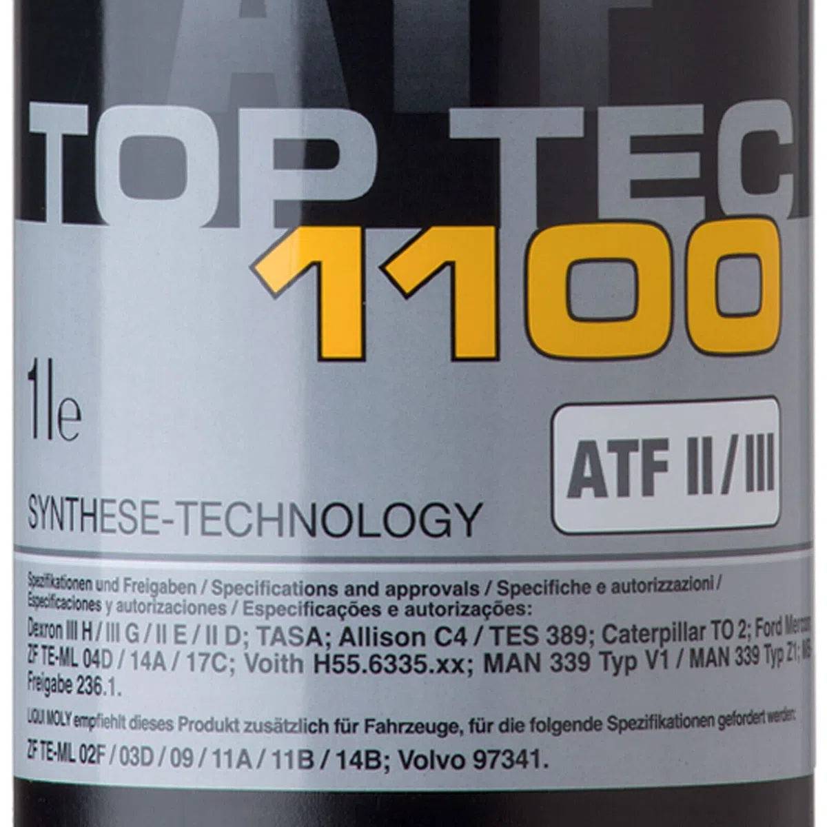 LIQUI MOLY Top Tec ATF 1100 | 1 L | Aceite de engranajes | Aceite hidráulico | 3651