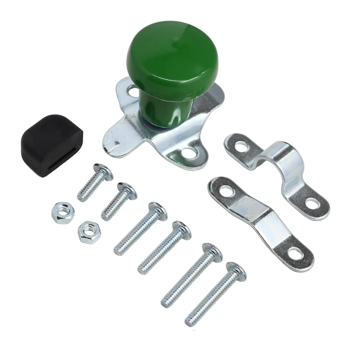 TY27746 TY27748 - Pomo giratorio para volante verde compatible con tractores John Deere 210 212 214 110 112 140 compatible con Kawasaki FD501V compatible con Oliver Tractor 70 60