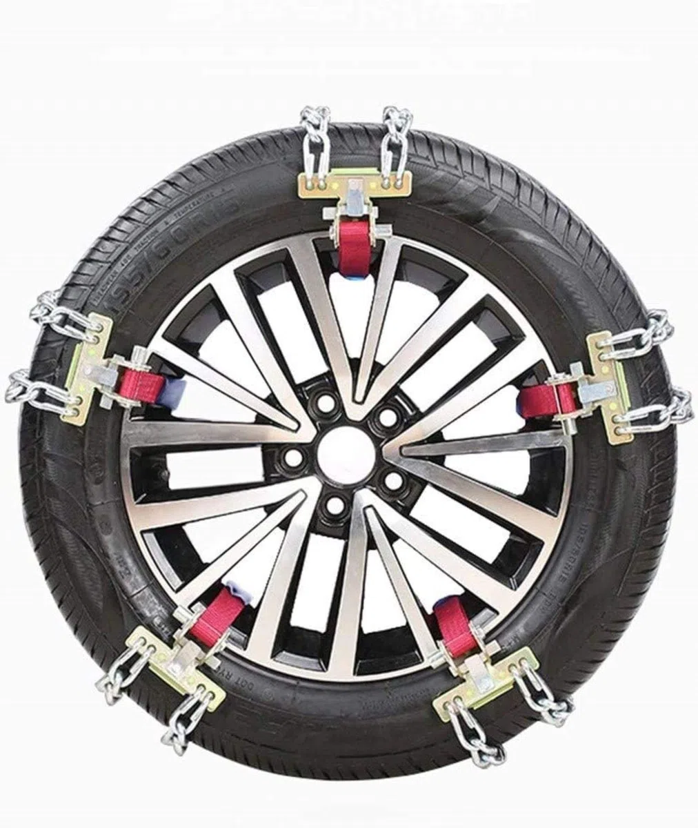 Cadenas de Nieve, Cadenas de Nieve de Invierno para Ruedas de Coche, Cadenas de Nieve para neumáticos de Coche, Cadenas universales para vehículos Todoterreno, camionetas, SUV, Bar