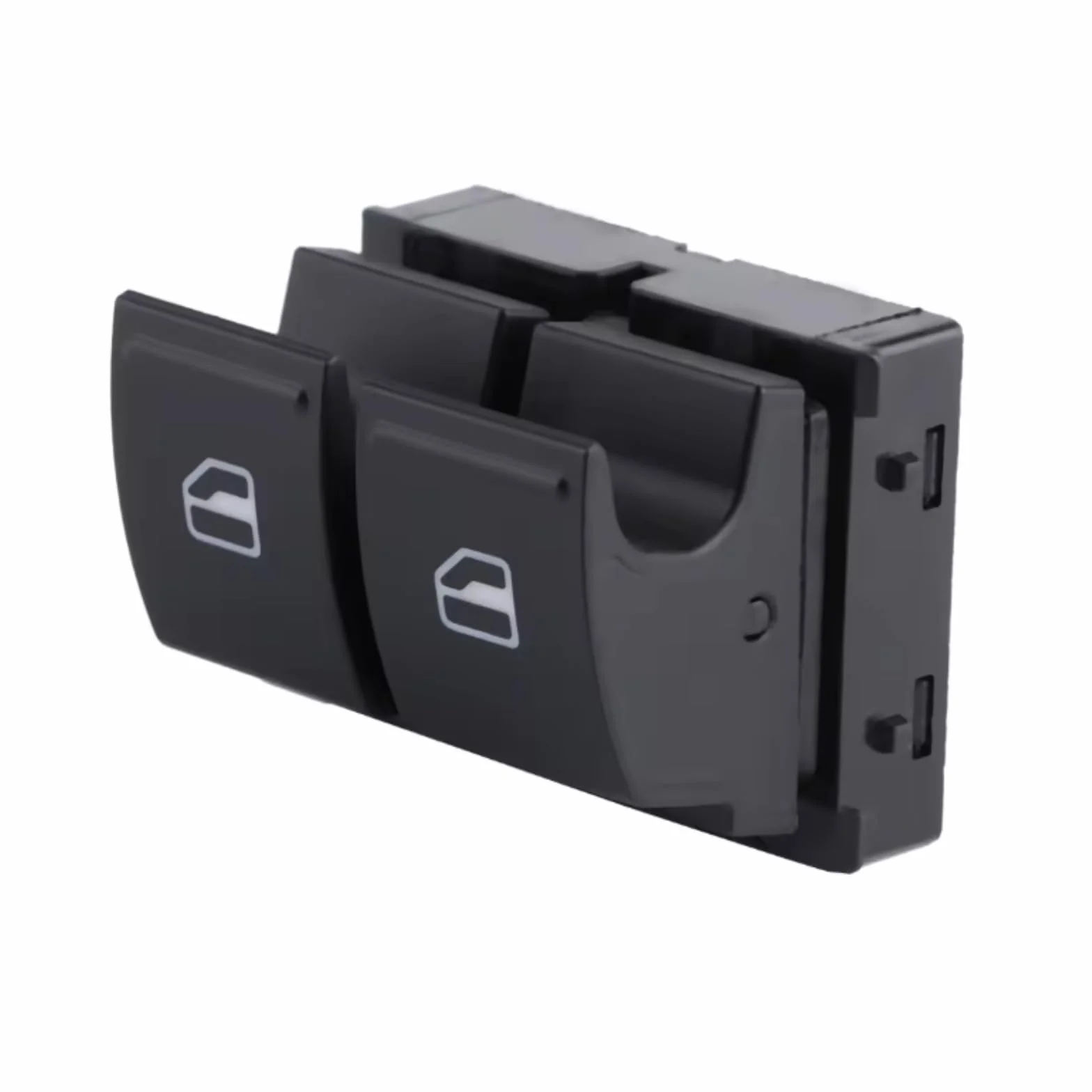 Twowinds - Interruptor Elevalunas 1K3959857A Compatible con Seat Ibiza León Toledo, VW Golf - Puerta Delantera Izquierda (lado conductor) - Botonera Ventana - Botón Ventanillas Delanteras