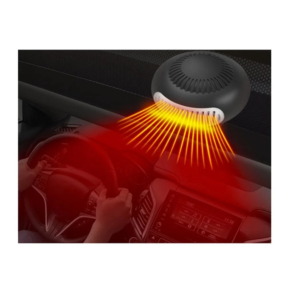 Calentador portátil para coche, 24 V, 200 W, con rotación de 360 grados