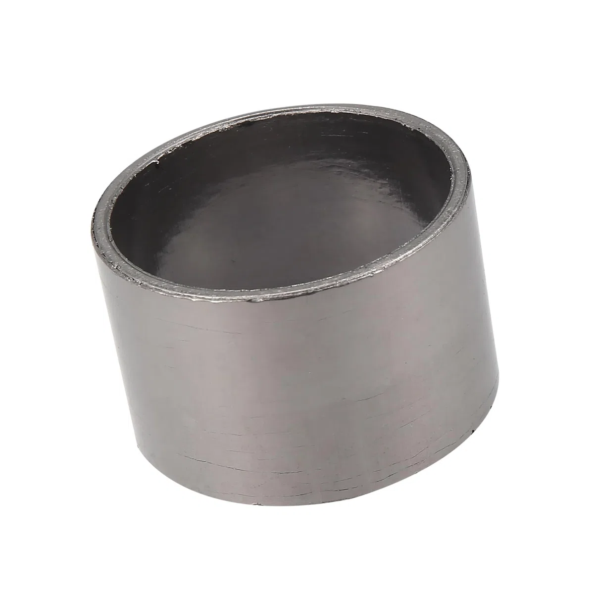 A ABSOPRO Junta De Escape De Tubo De Silenciador para Motocicleta De Fibra De Grafito Para Accesorios Deportivos De Motocross De Tierra Y Pozo, I.D. De 45 mm O.D. De 50 mm, Tono Titanio