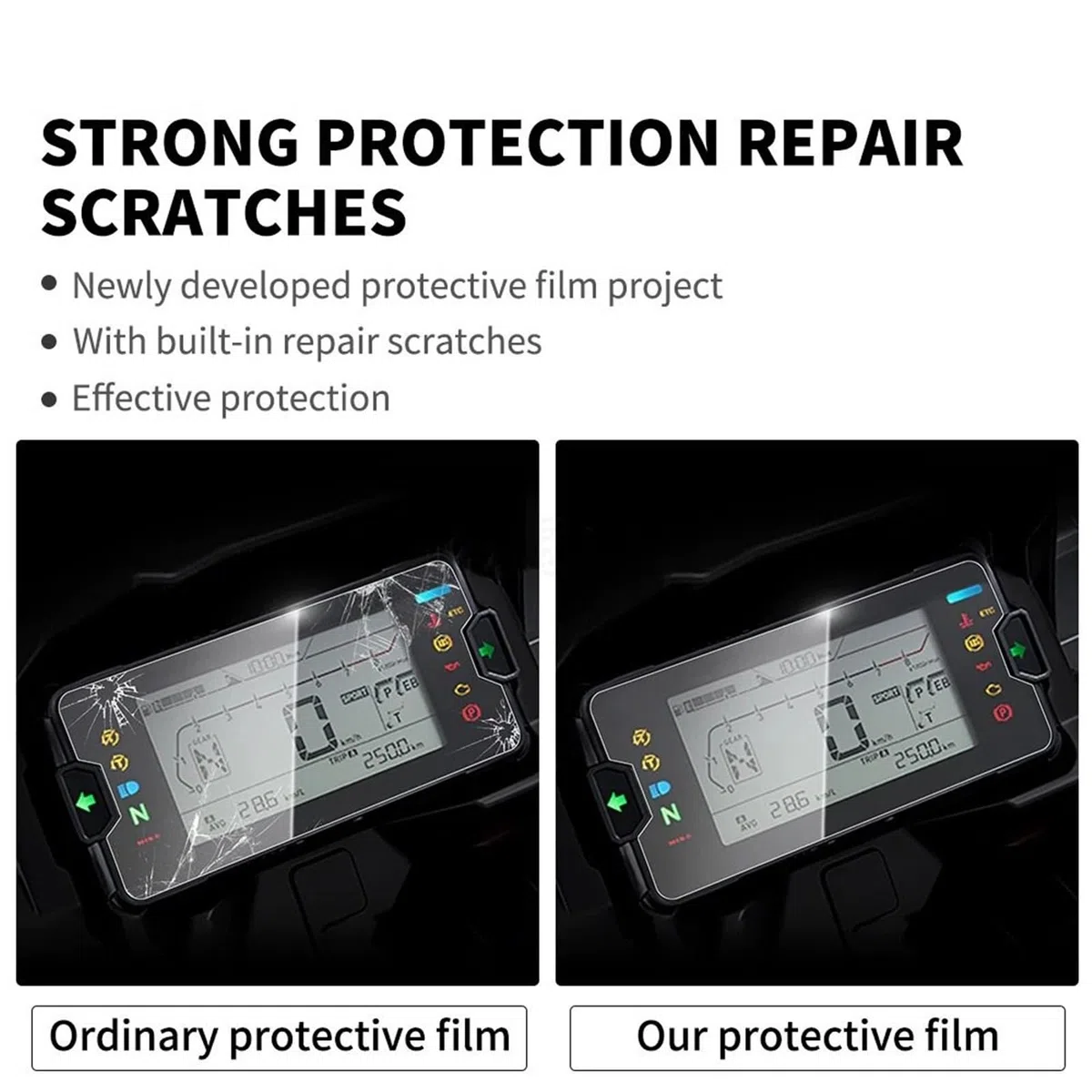 Protector Pantalla Velocímetro Para Honda NC750X 2021 2022 2023, Película De Instrumento De Protección Para Tablero De Pantalla De Rayaduras De Motocicleta(2pcs)