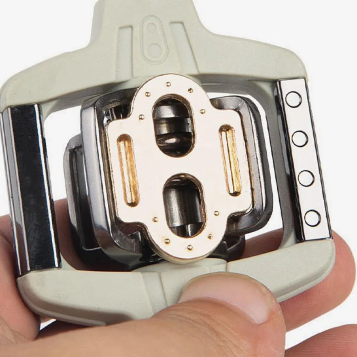 Calas para Pedales de Bicicleta de Carretera Kit de 2 Calas de Latón Compatibles Sistemas Crankbrothers Eggbeater y Mallet Accesorios para Zapatillas de Ciclismo Reduce Fatiga y