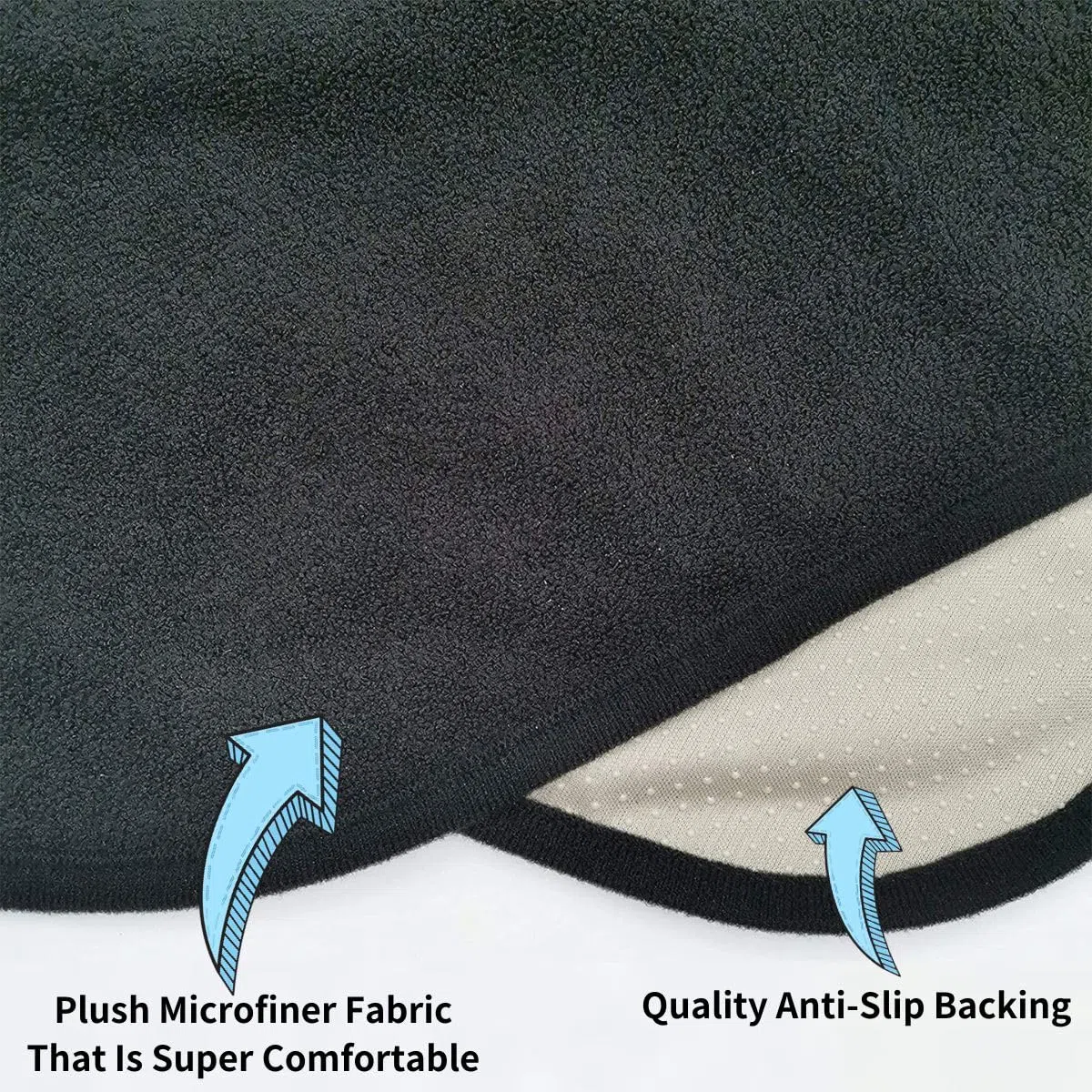 1 Funda Antideslizante para Asiento De Coche, Toalla Impermeable para El Sudor, Funda para Asiento Delantero, Adecuada para Fitness, Playa, Yoga, Toallas para Asiento De Coche (Gris)