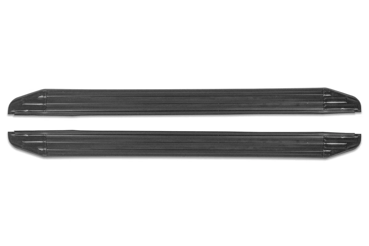 J&J AUTOMOTIVE Premium Black Rival - Plataformas con ABE para Audi Q5 2017-2023, diseño OEM de aluminio negro, ajuste izquierdo y derecho, 2 piezas