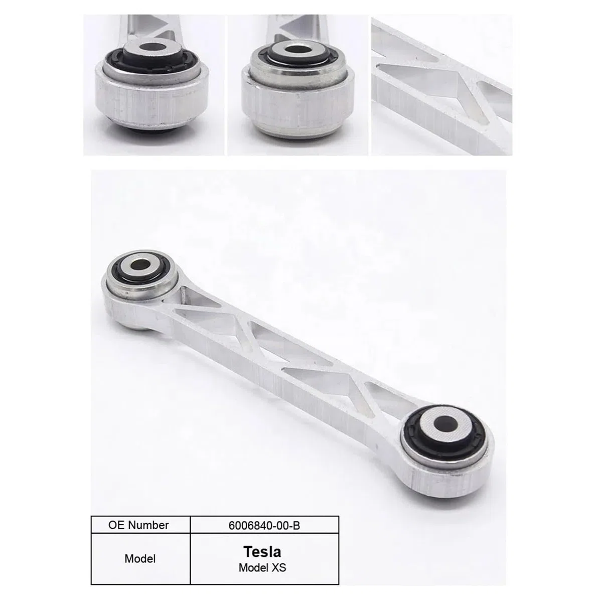 Juego de brazos de control del sistema de suspensión for kit de enlaces delanteros, extremos de barra de acoplamiento, barra estabilizadora compatible con Tesla Model XS