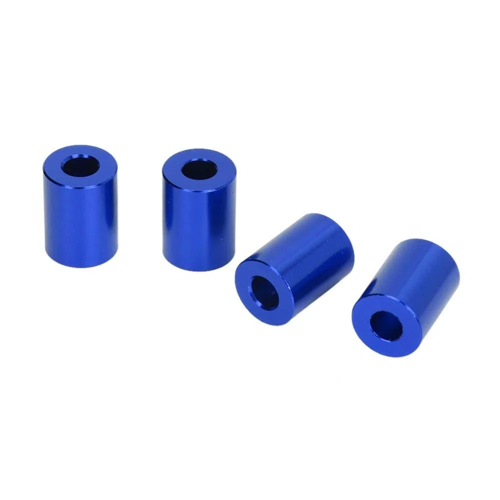 Reminnbor Separadores de Capota | Elevador Espaciador de ventilación del capó del Motor de aleación de Aluminio del Coche Apto para Motor de 6 mm(Azul)