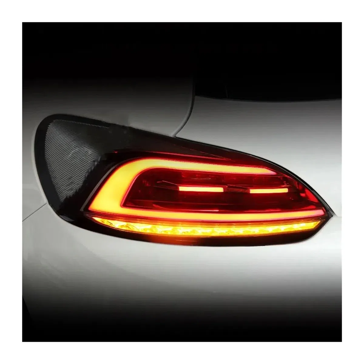 Luz Trasera Estilo Para VW 2009-2014 Conjunto Luces Traseras Marcha Accesorios Giro Freno Para Automóvil(RED)