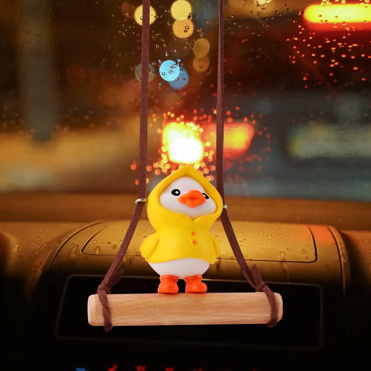 OOTSR Adornos automóviles Pato oscilante, Lindos Colgantes automóviles Pato oscilante,Accesorios Espejo retrovisor Decorados automóviles Pato oscilante Regalos Accesorios Interior automóviles