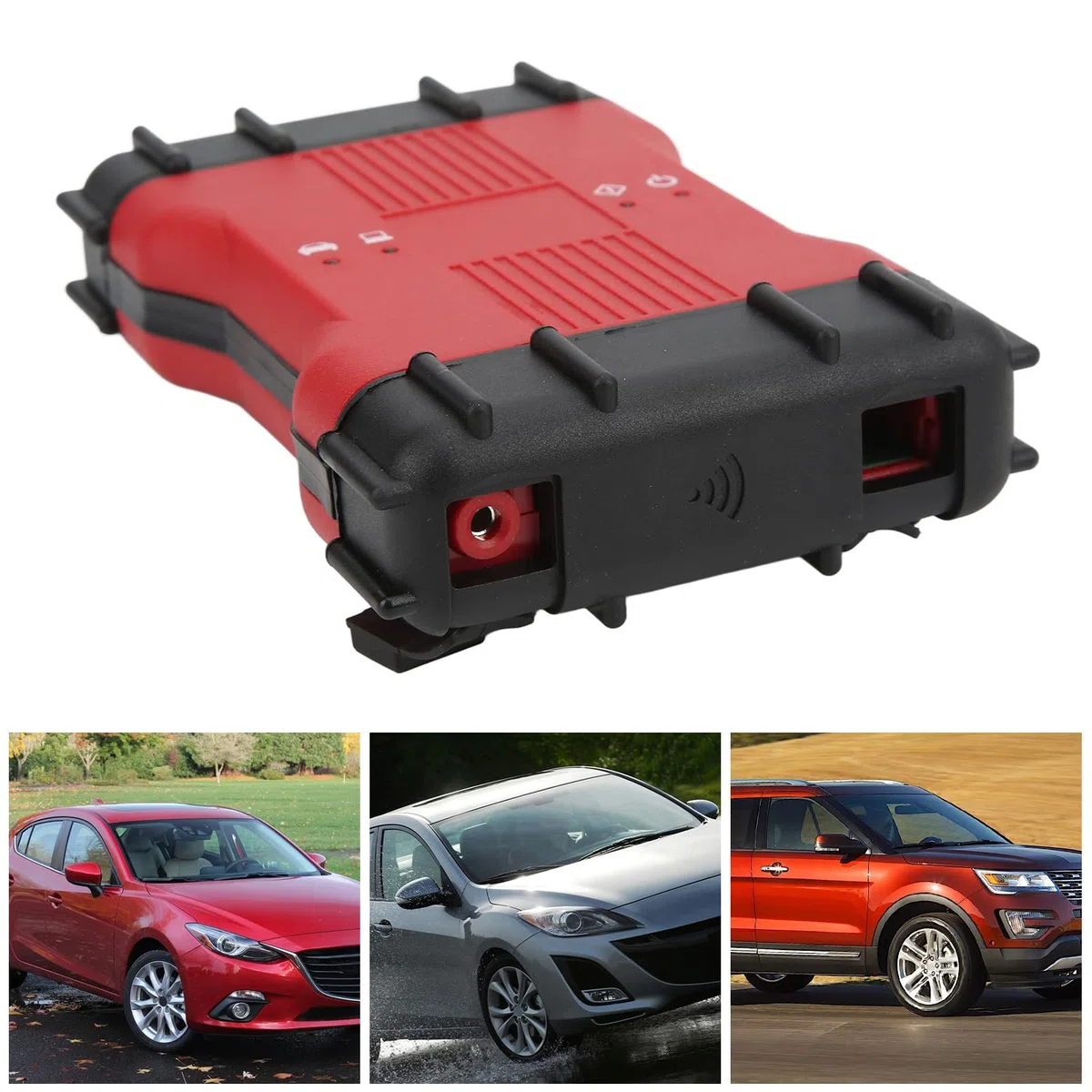 Dispositivo de Diagnóstico de Automóvil, VCM II 2 en 1 Dianostic Scanner Multi-Language IDs Diagnostic Tool Repalcement para V121