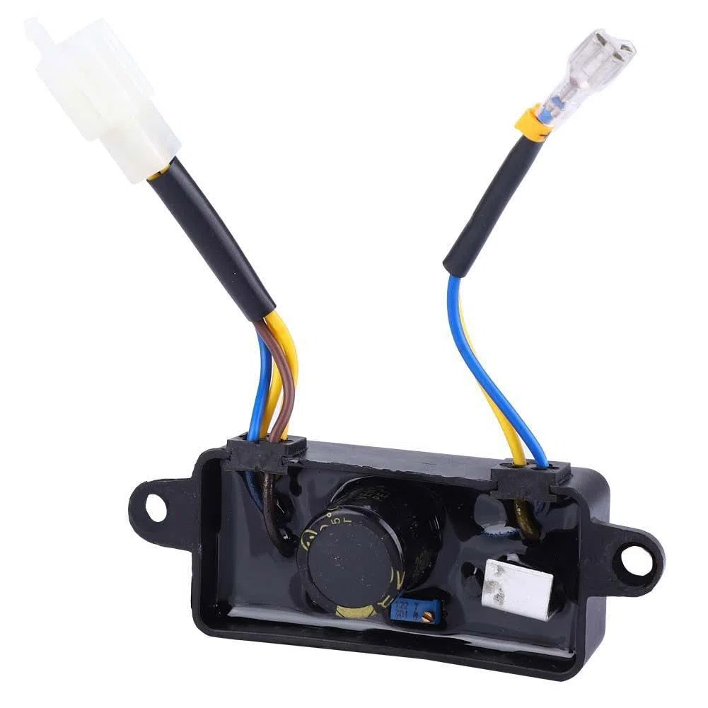 Regulador Grupo Electrogene, Regulador de Voltaje del Generador Monofásico, 250V 220UF Regulador automático de voltaje para generador AVR universal para generadores de 1-3 kW