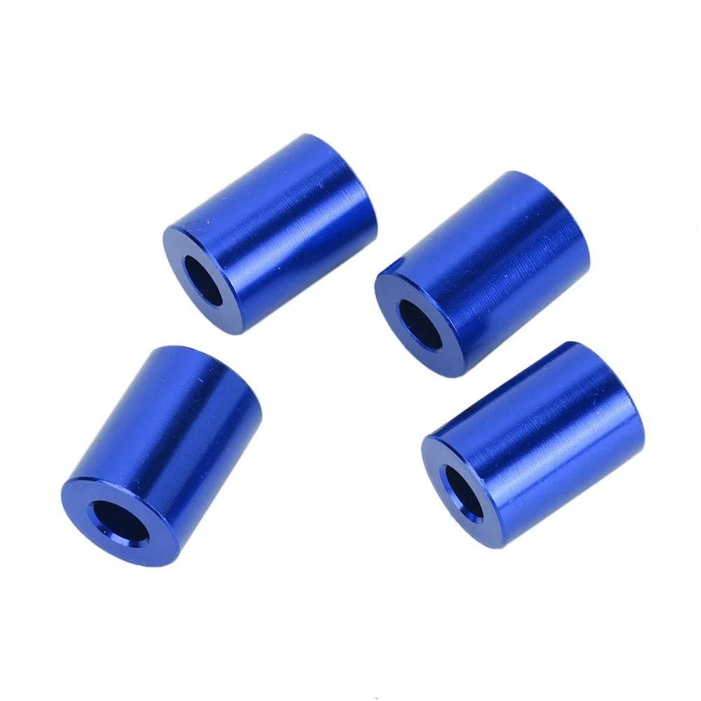 Reminnbor Separadores de Capota | Elevador Espaciador de ventilación del capó del Motor de aleación de Aluminio del Coche Apto para Motor de 6 mm(Azul)