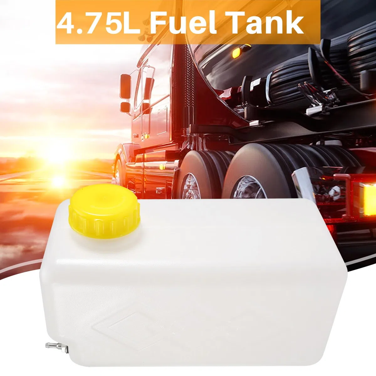 5.5L PláStico Calentador de Estacionamiento de Aire Tanque de Combustible Gasolina Almacenamiento de Aceite para Caravana Camiones Tanque Gasolina Aceite Combustible