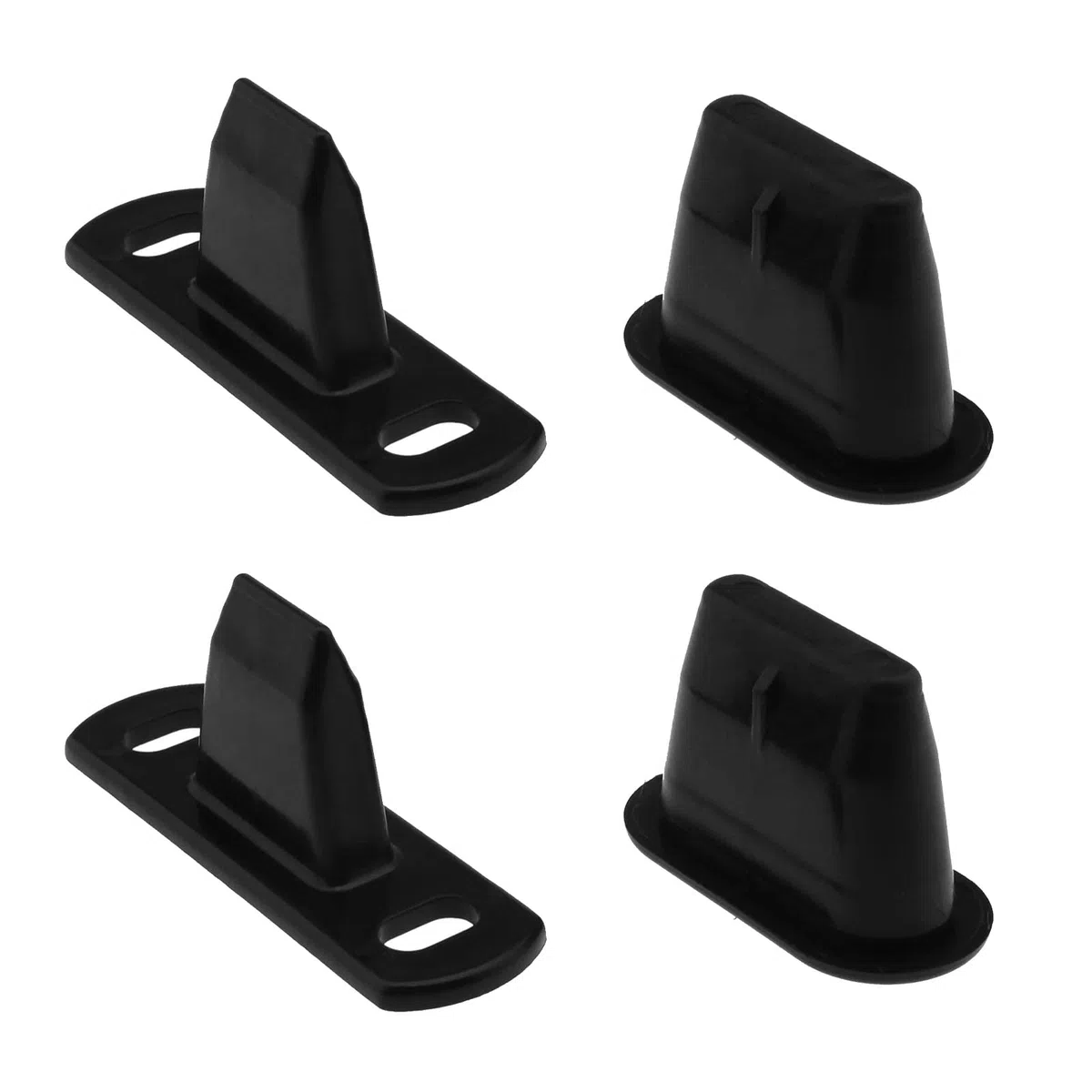 Juego de 2 localizadores de puerta corredera lateral para coche, guía de vehículo y pasador de nailon 904637 904645 1487798080, Compatible con Fiat Scudo 1995-2006