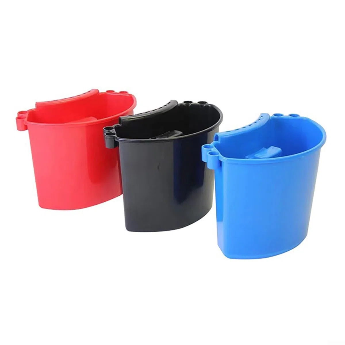 Cubo de lavado de autos Organizador de cubo de almacenamiento de lavado de autos Material ABS para detalles del vehículo en casa o uso profesional (azul)