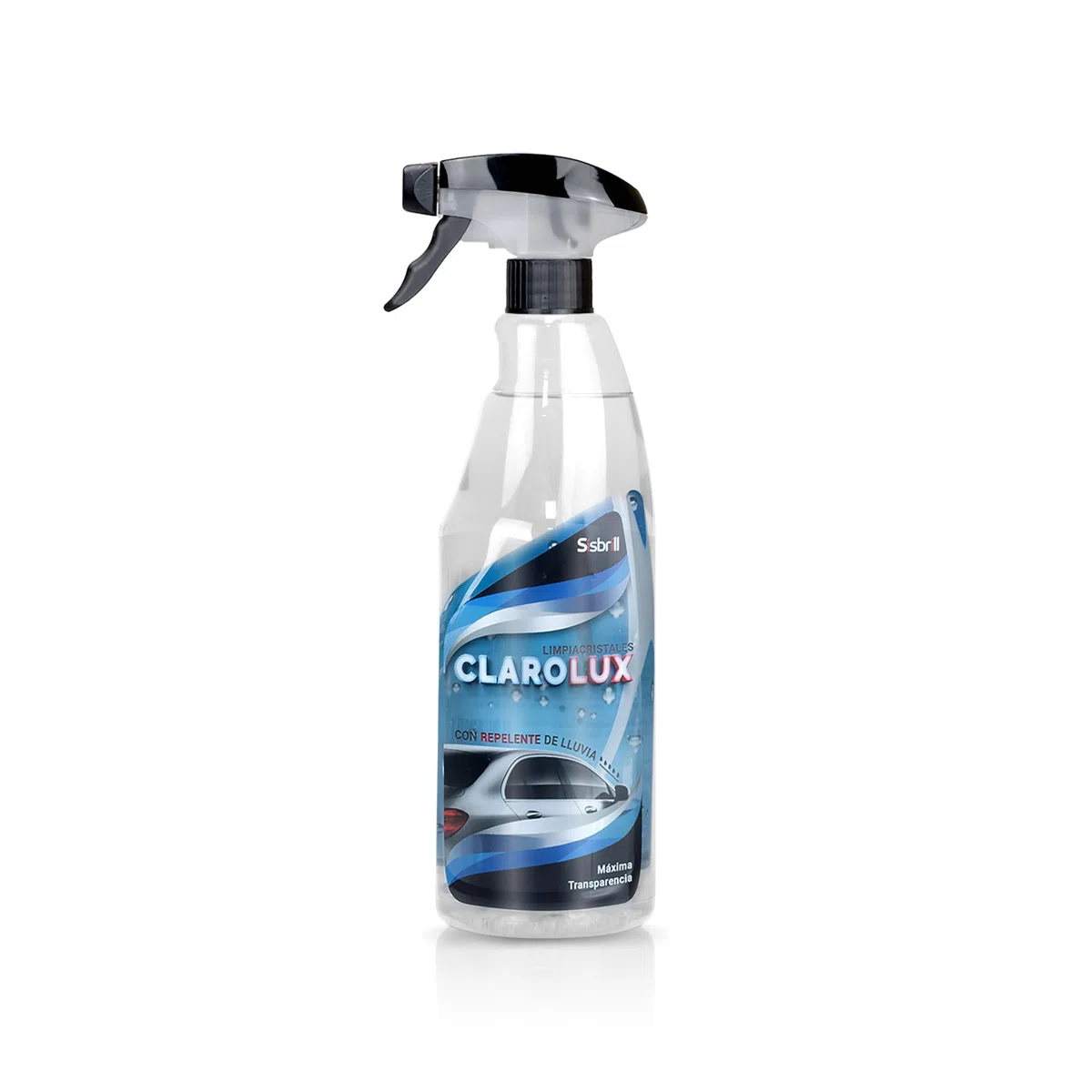 Sisbrill Clarolux con Repelente - Repelencia instantánea del agua - Transparencia en los cristales - 750 ml