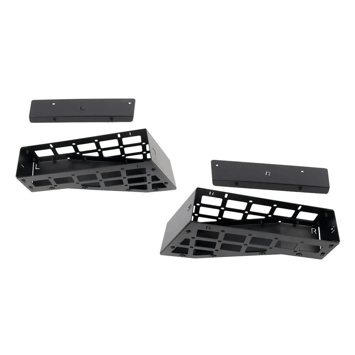 Trasero Cubierta Cargo Cover Coche Estante Carga Lateral Maletero Organizador Modular Caja Almacenamiento Equipaje para Jeep para Wrangler JK 4 Puertas Techo Rígido 07-17