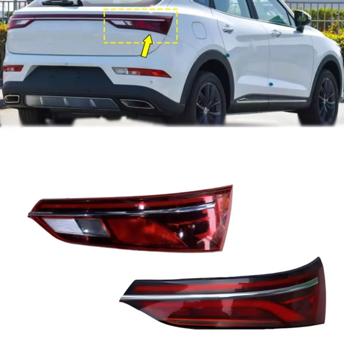 Compatible Con Dfsk Para Ix5 Luz De Freno Trasera Luz De Giro Luz Reflectora Antiniebla Piezas De Automóvil Accesorios Para Coche Conjunto De Luz Trasera luces advertencia traseras(Hight Right)