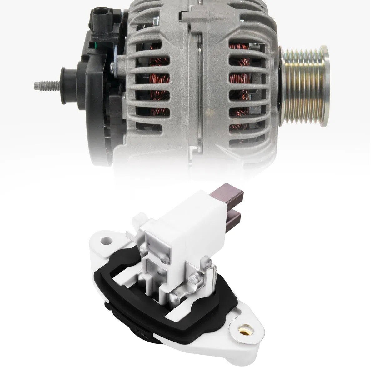 ECSiNG Regulador de generador de alternador de 12 V 1197311029 0192052016 compatible con generadores Bosch para vehículos relacionados