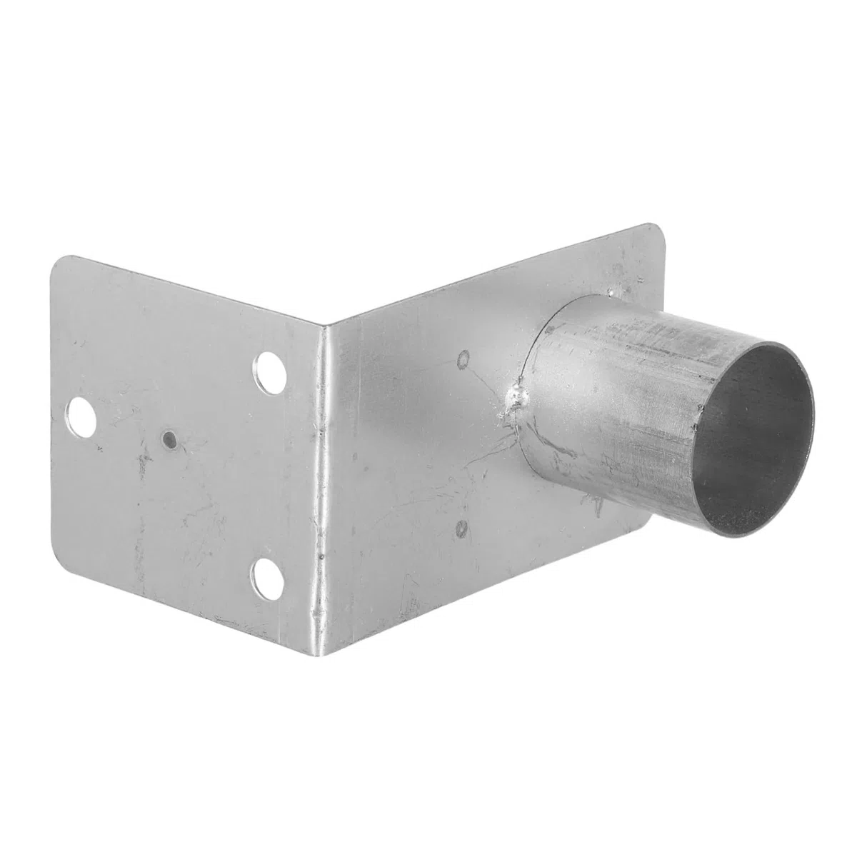 Soporte Construcción Estable de Tráfico para Espejo Convexo en Acero Plata de Pared y Fácil Instalación para Estacionamientos y Calles