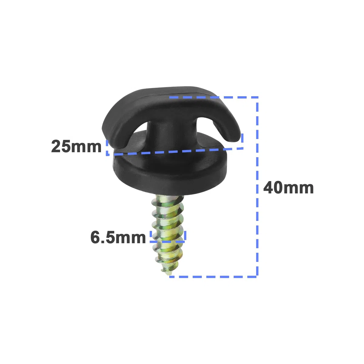 EMSea 10 ganchos para maletero de coche, gancho vertical para equipaje, gancho de red de carga de coche, ganchos para maletero de coche, para respaldos de asiento de coche, red organizadora de