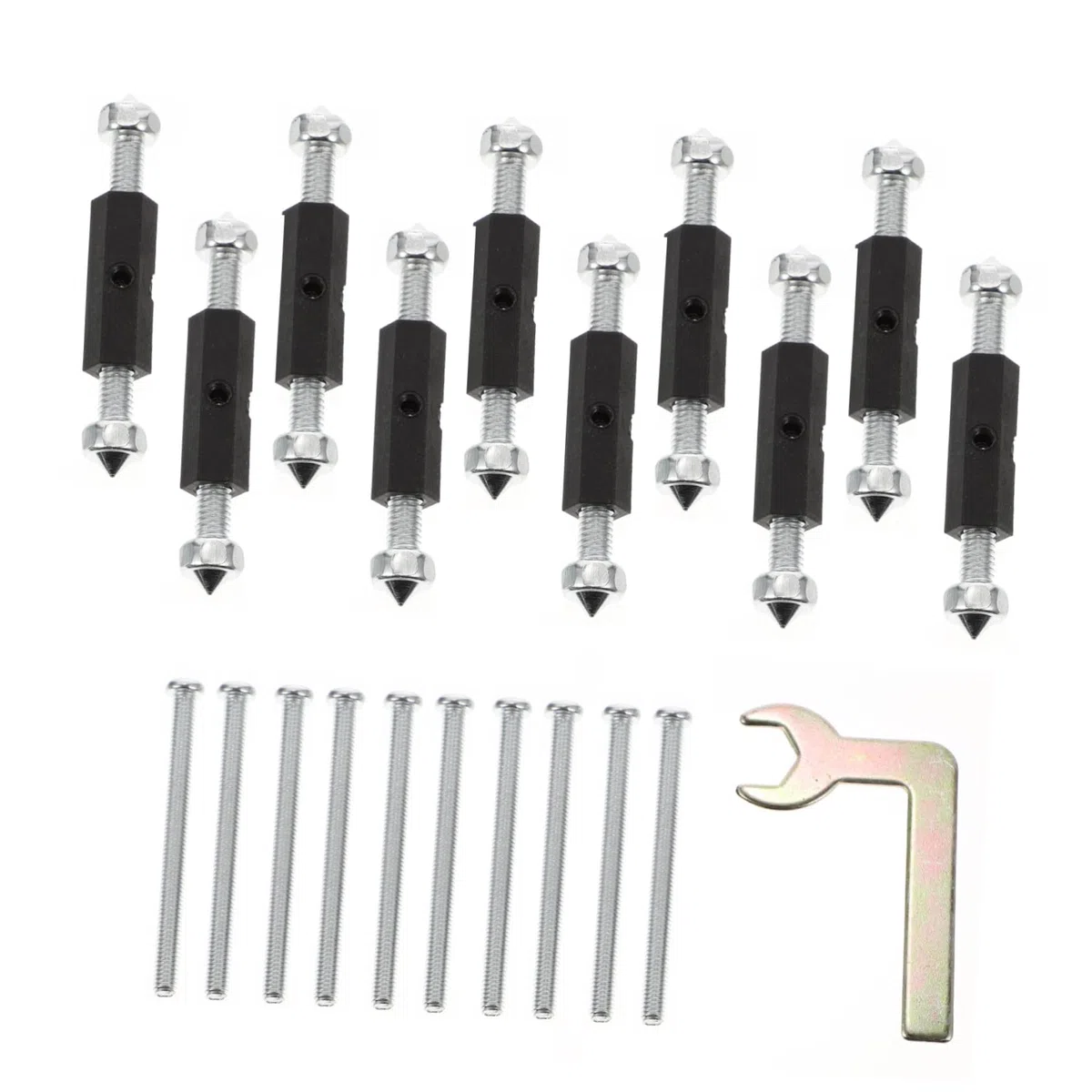 Cabilock Dispositivo Reparador de Casete para Cajas de Conexiones con Varilla de Soporte Fuerte, Tornillos de Nylon y Metal, Incluye 10 Tornillos y 1 Llave Inglesa para Reparación