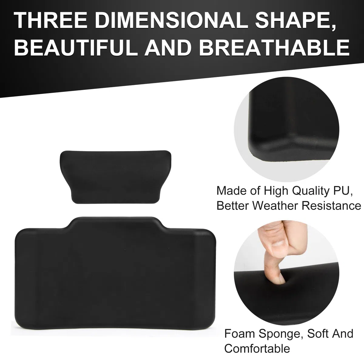 PSLER Cojín de Soporte Trasero para Caja Superior de Motocicleta, Caja Trasera para Bicicleta Respaldo Universa(Maleta 50L)