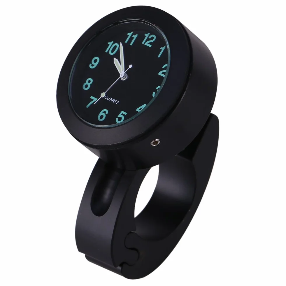 Reloj Glow Universal 7/8 "-1" Impermeable Motocicleta Manillar Reloj Nuevo para Personalizado Motocicleta Reloj Digital Reloj Moto Impermeable Reloj Motocicleta