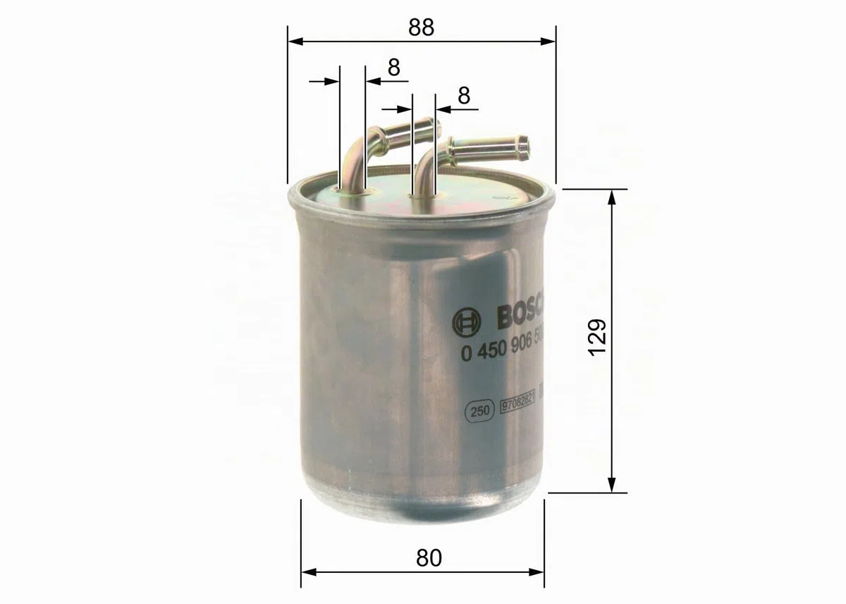 Bosch N6500 - Filtro diésel para vehículos