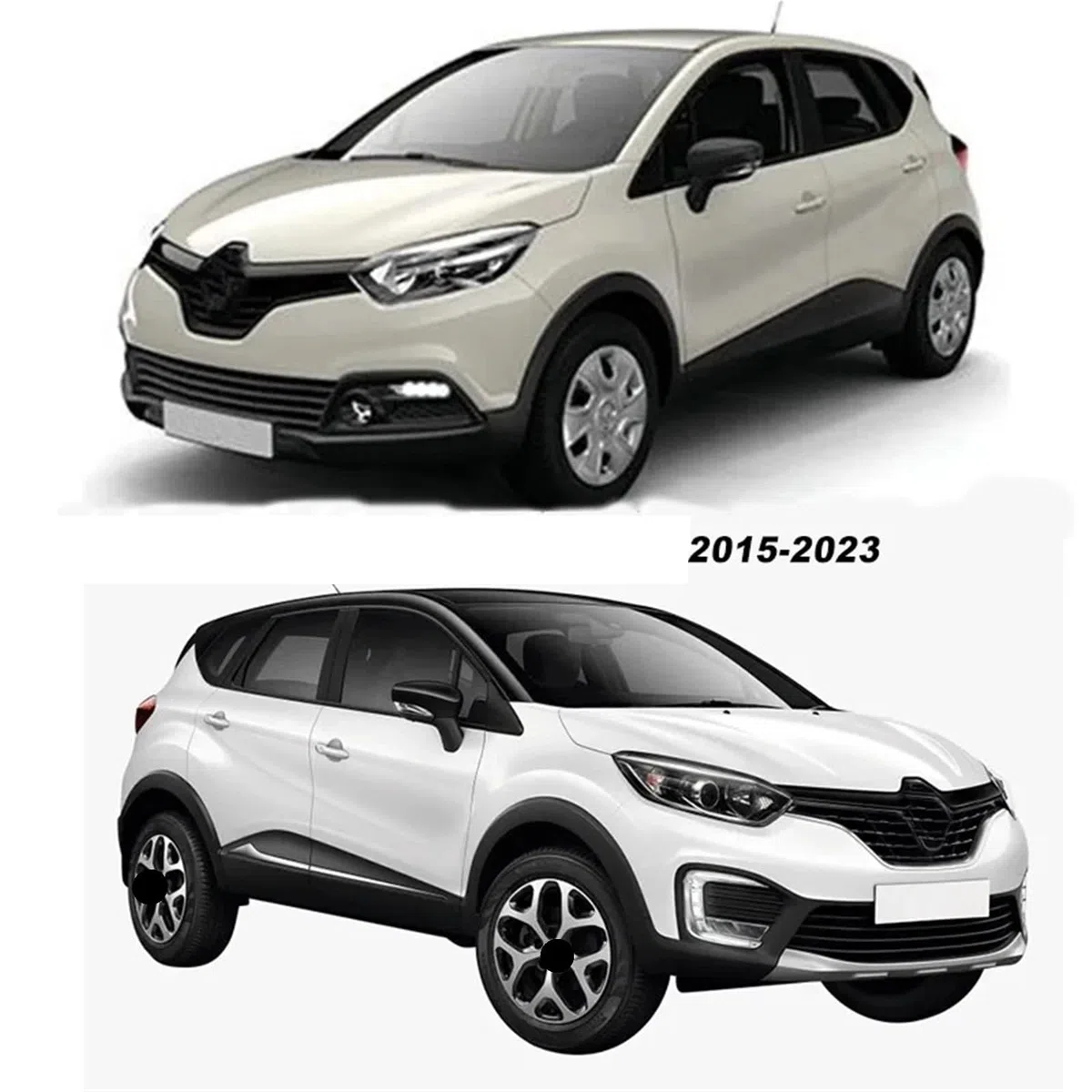 Deflector Viento ventanilla Visera De Ventana Lateral para Captur 2015 2016 2017 2018 2019 2020 2021 2022 2023, Deflector Coche, Protector Solar, Protectores contra La Intemperie