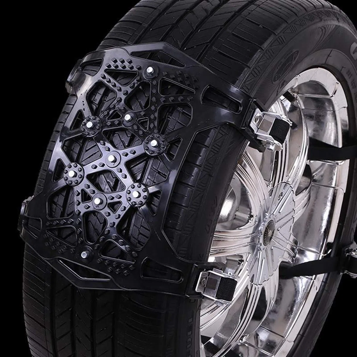 Cadena de Nieve para automóvil Cadena de Nieve Antideslizante Vehículos universales Rueda Antideslizante ensanchada y Gruesa Cadena de Nieve para camión de Invierno Cadena de neumá